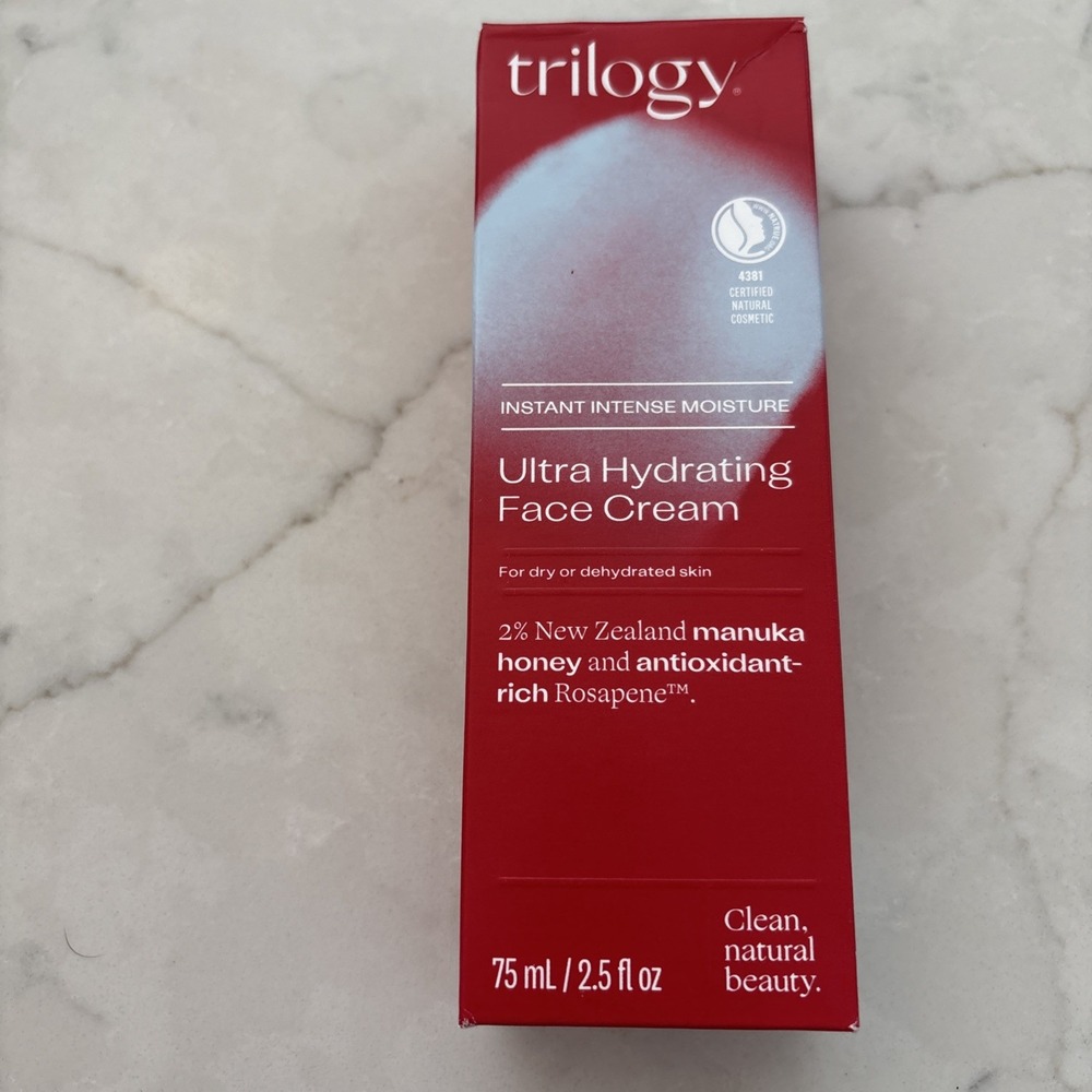 Trilogy Ultra Hydrating Face Cream 2.5 fl oz Instant Intense Moisture